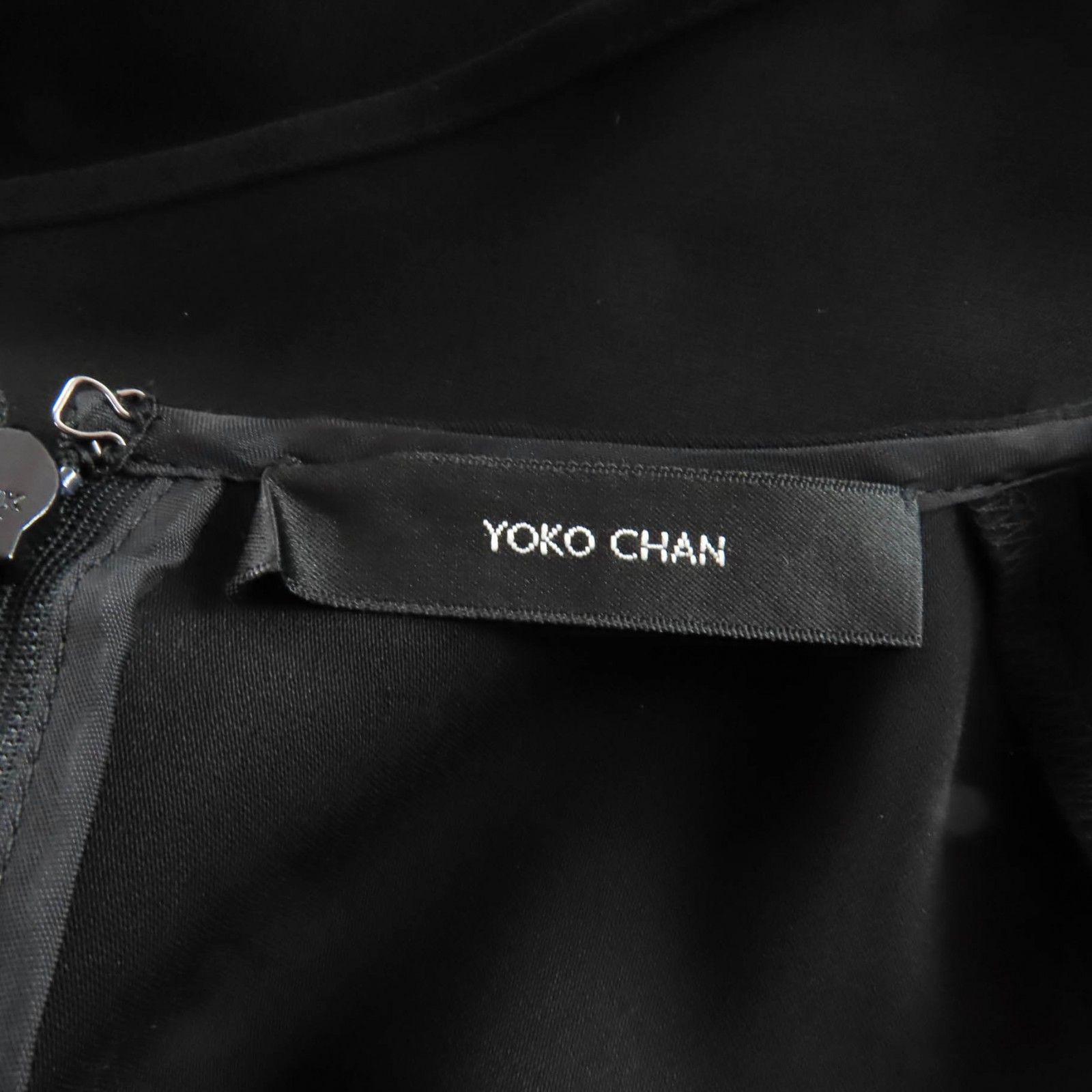 極美品☆YOKO CHAN ヨーコチャン 2023年製 YCD-423-912 バックフリル