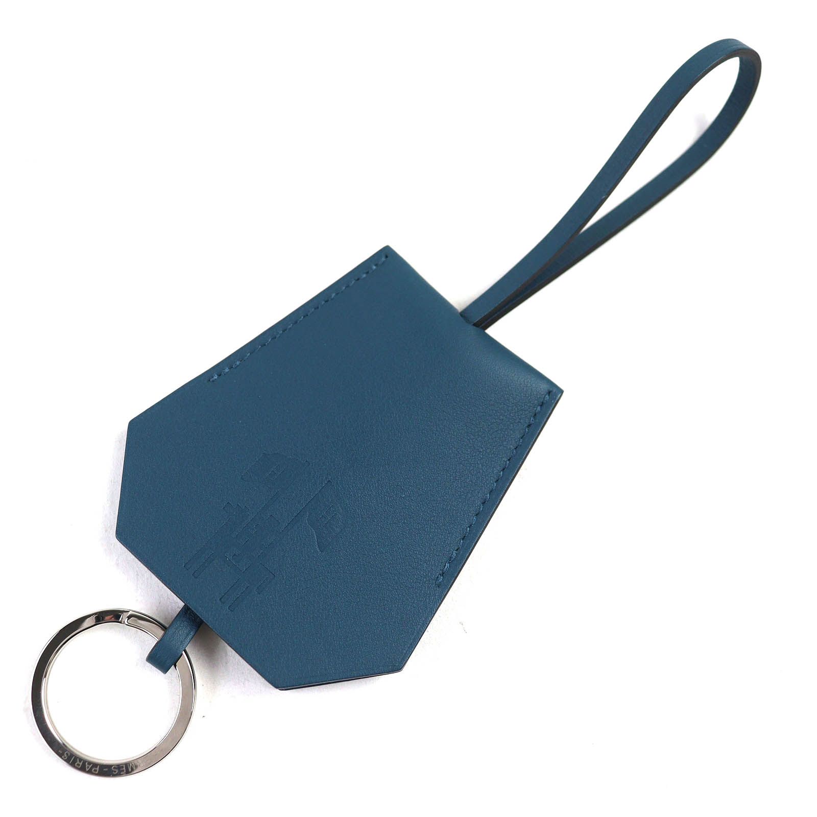 エルメス　イヤーズギフト　クロシェット　キーリング　チャーム　キーホルダー　新品 未使用品△HERMES エルメス レザー イヤーズギフト キークロシェット