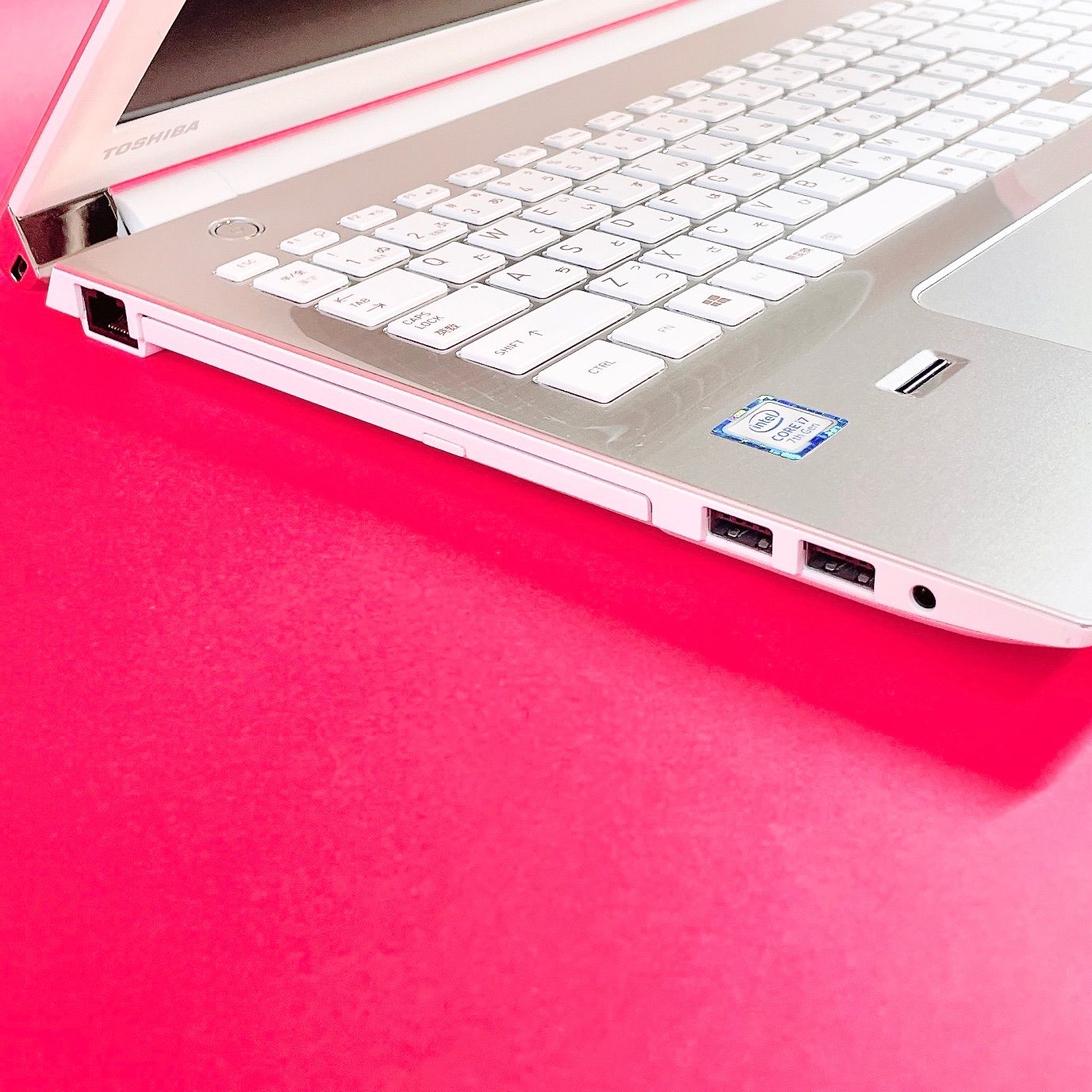 高性能Corei7✨️おしゃれゴールド薄型ノートPC SSD256GB - メルカリ