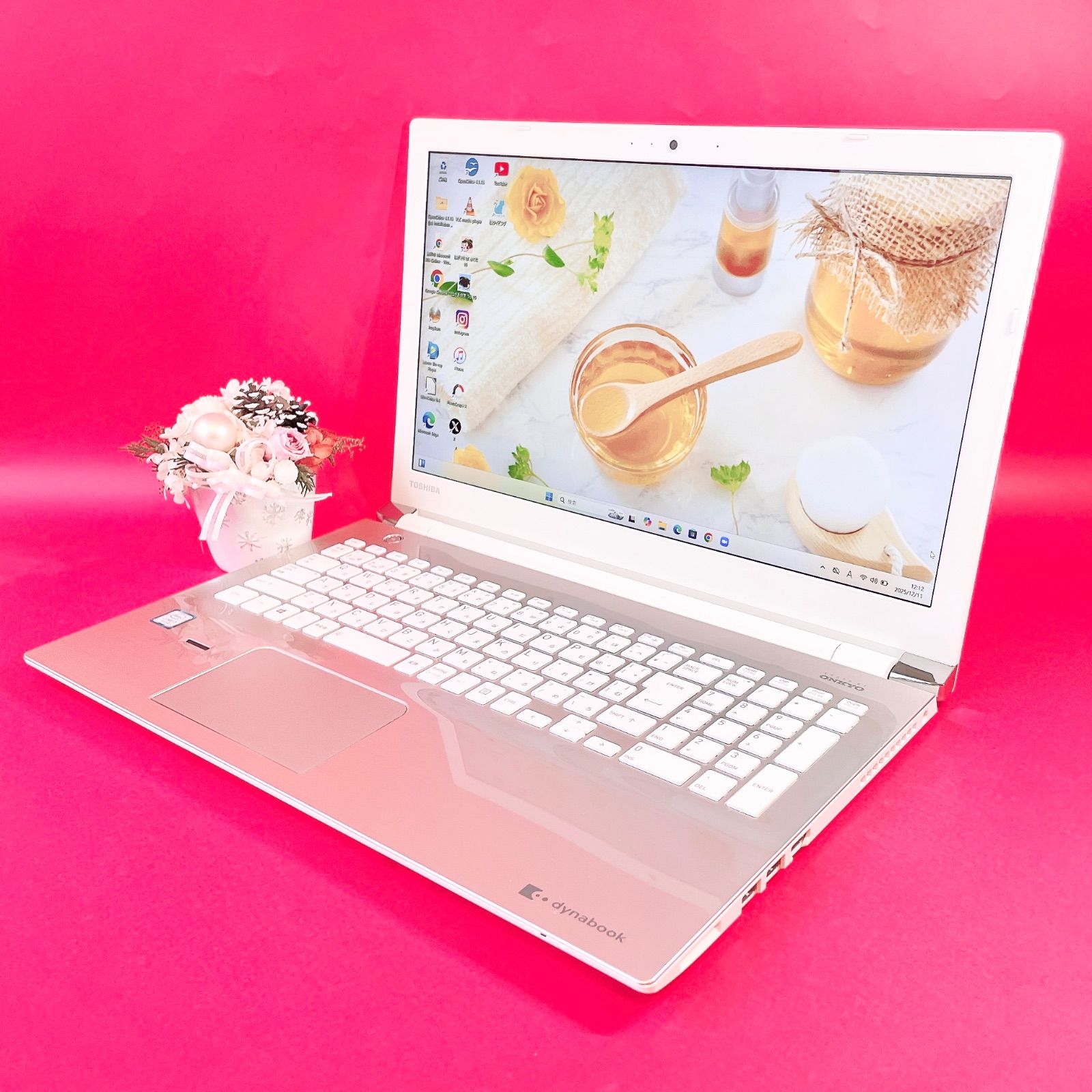 高性能Corei7✨️おしゃれゴールド薄型ノートPC SSD256GB - メルカリ