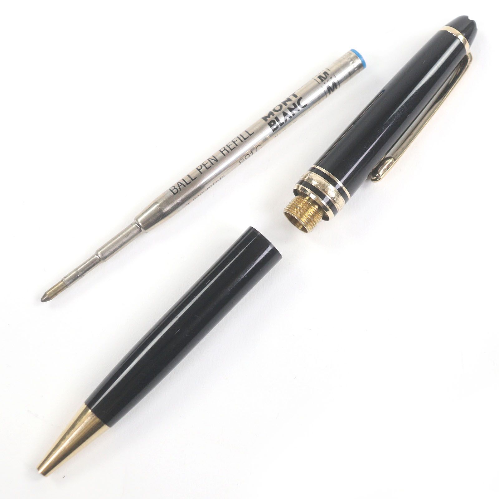 MONTBLANC モンブラン マイスターシュテュック クラシック ホワイトスター ツイスト式 ボールペン ブラック ゴールド 西ドイツ製 メンズ