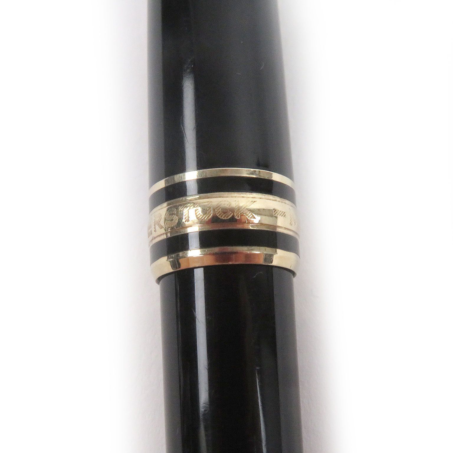 □MONTBLANC モンブラン マイスターシュテュック クラシック ホワイトスター ツイスト式 ボールペン ブラック ゴールド 西ドイツ製 メンズ