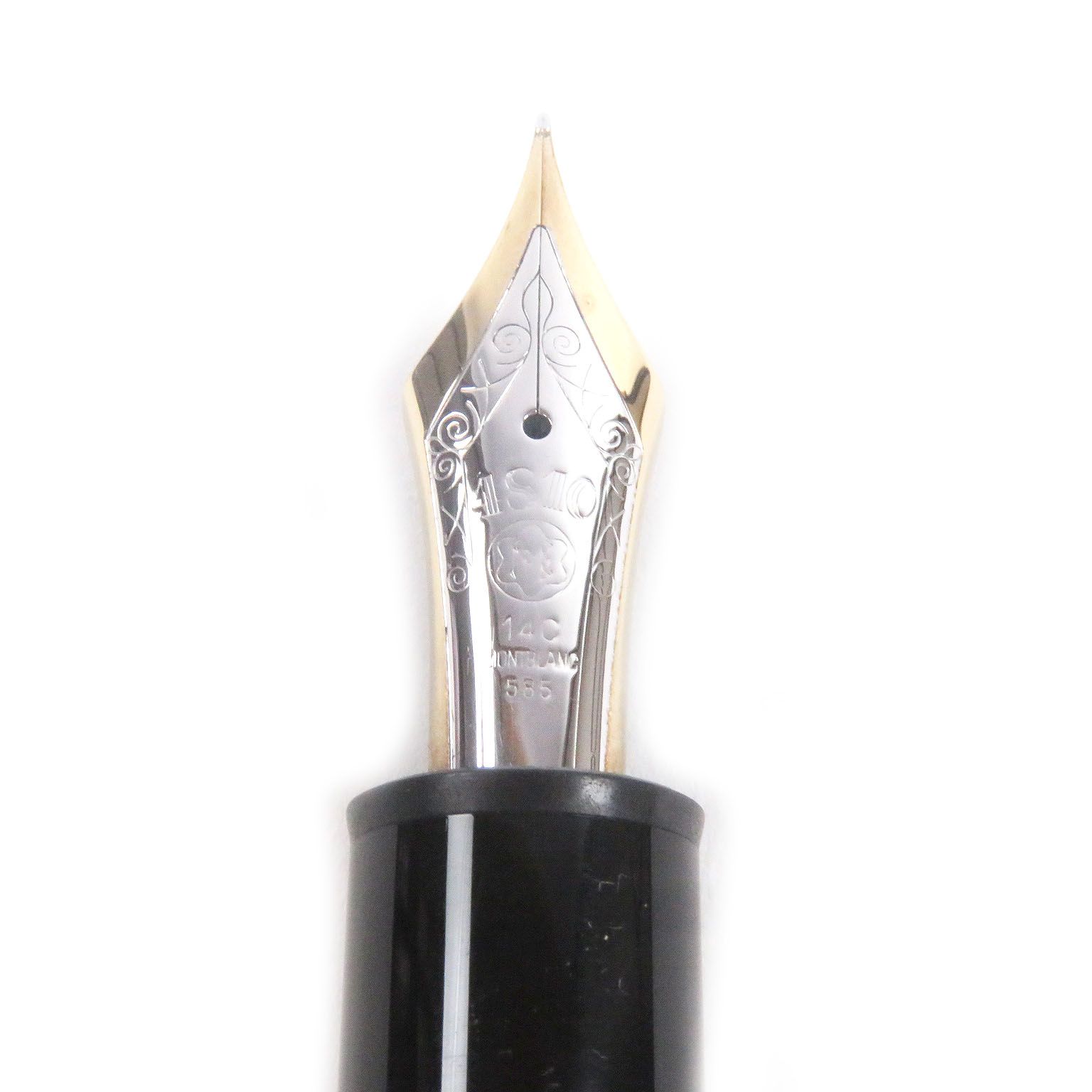 □ モンブラン マイスターシュテュック 149 ペン先14 C EFニブ キャップ式 万年筆 ブラック ゴールド ドイツ製 メンズ