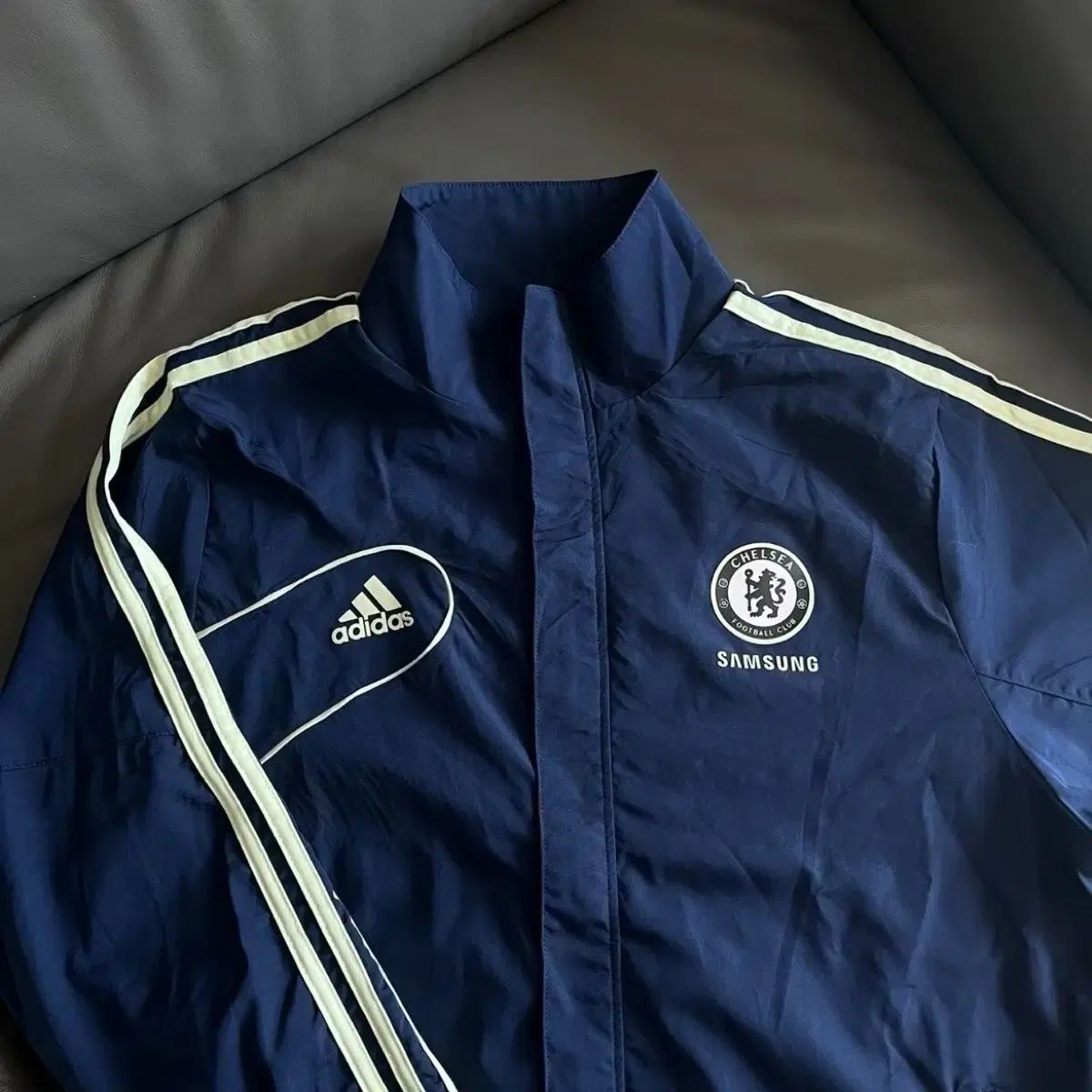 アディダス チェルシー トレーナー ジャケット ネイビー adidas