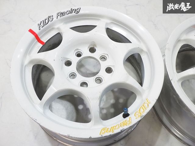 キッズレーシング 14インチ 6J マルチPCD ホイールセット キッズレーシング 14インチ 6J マルチPCD ホイールセット - メルカリ