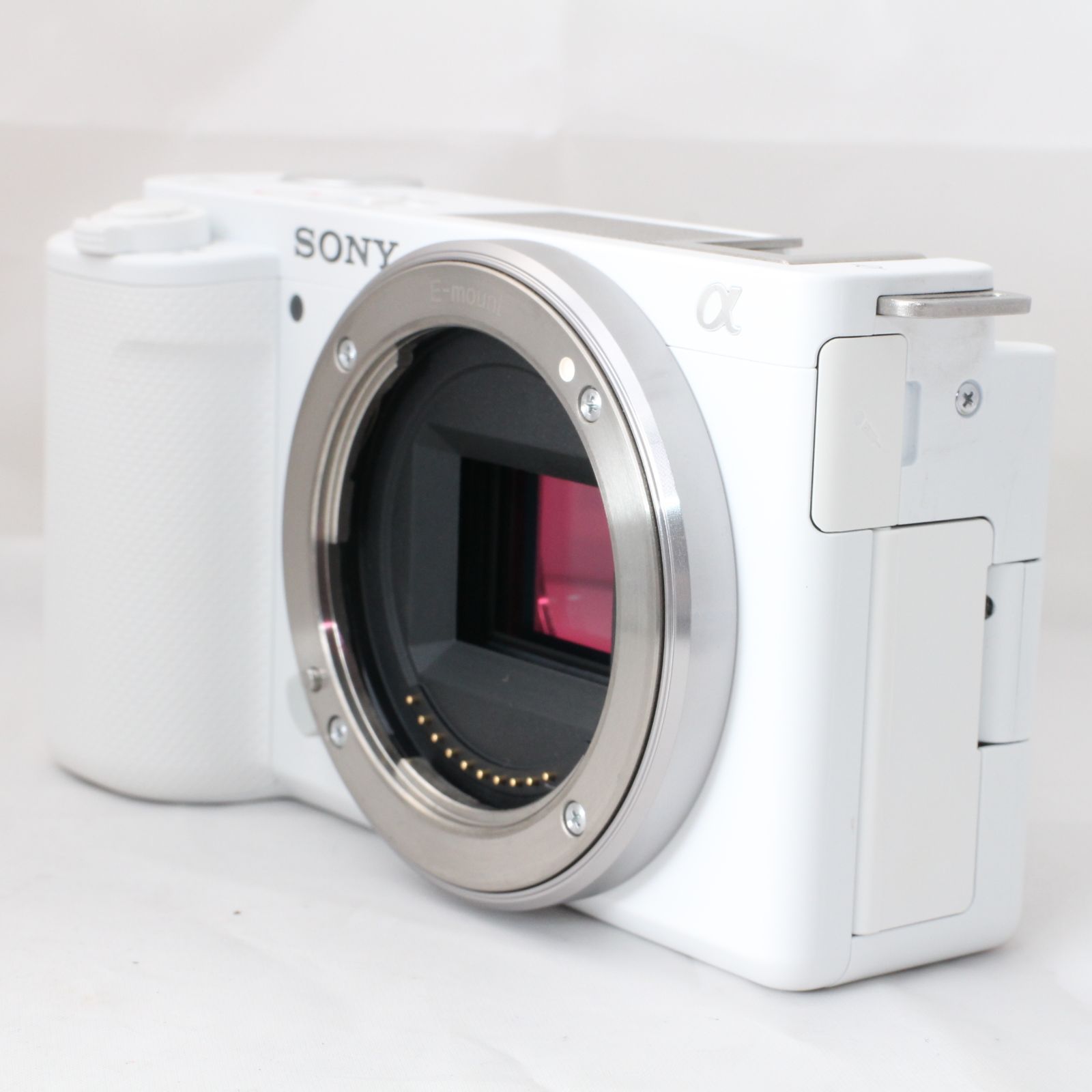 SONY ZV-E10 ホワイト ボディ 美品 ☆美品☆ SONY ソニー VLOGCAM ZV-E10 ボディ ホワイト ホワイト ZV