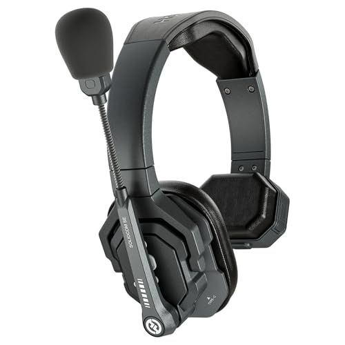 Hollyland Solidcom SE 2 4 G 子機 リモートヘッドセット ワイヤレスインカムヘッドセット 全二重無線インターホンシステム 多人同時通話 ENCノイズキャンセリング 3 5 mmイヤホン使用 水や風に強い耐性 350 m伝送距離