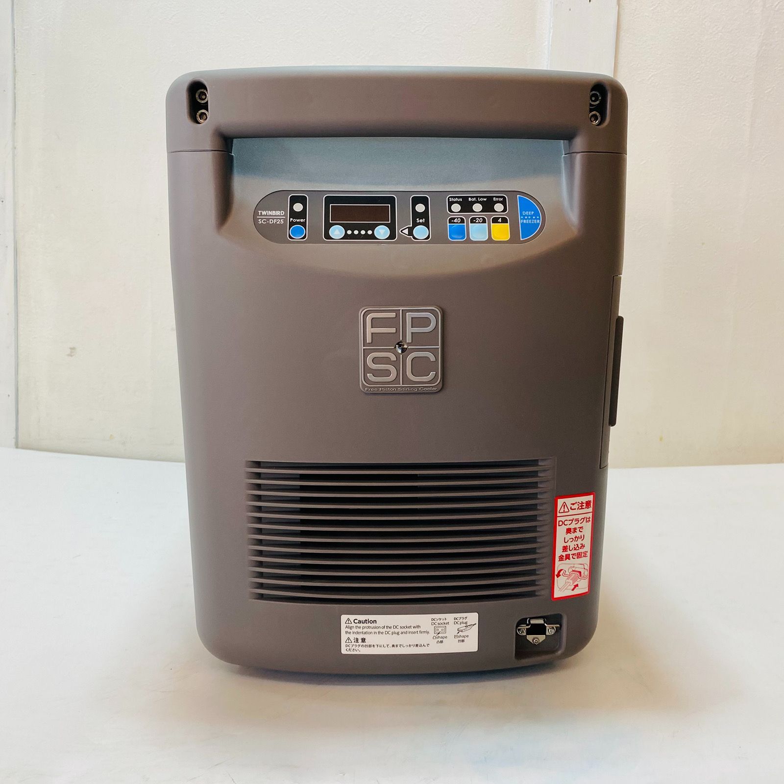 未使用品 ツインバード TWINBIRD ポータブル冷凍庫 SC-DF 25WL