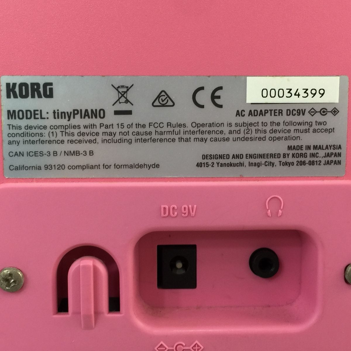 KORG コルグ tinyPIANO DIGITAL TOY PIANO ミニ鍵盤 25鍵 電子ピアノ