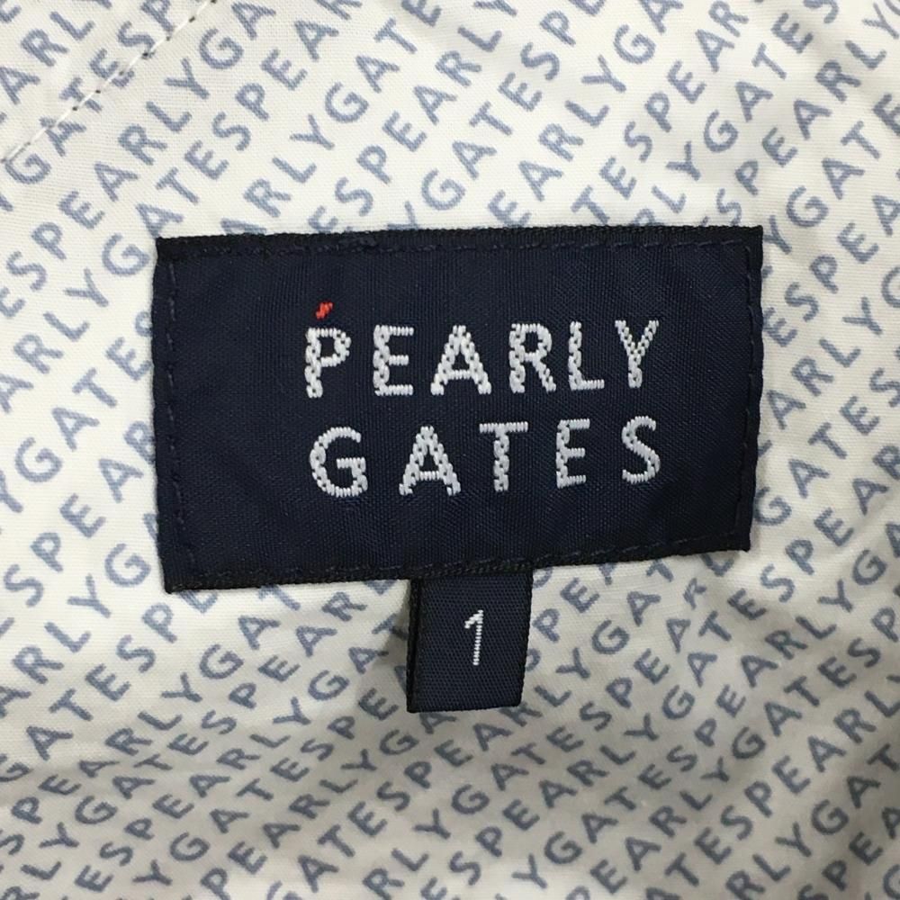 超美品】パーリーゲイツ パンツ ネイビー×白 ドット ストレッチ