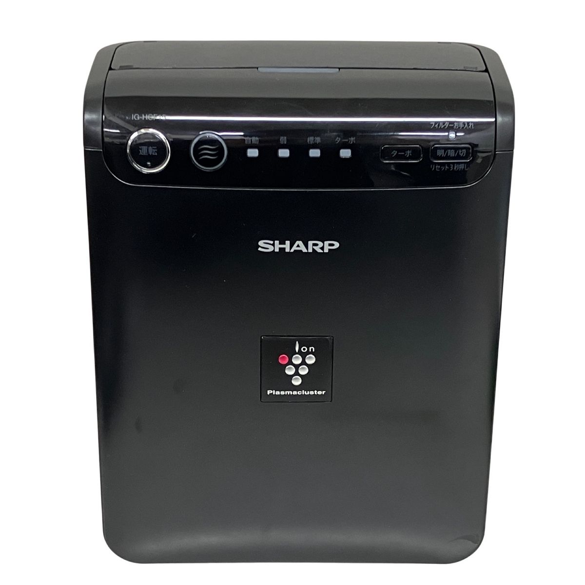 SHARP IG HCF 15 プラズマクラスターイオン発生機 ブラック系 車載用 フィルタータイプ 製
