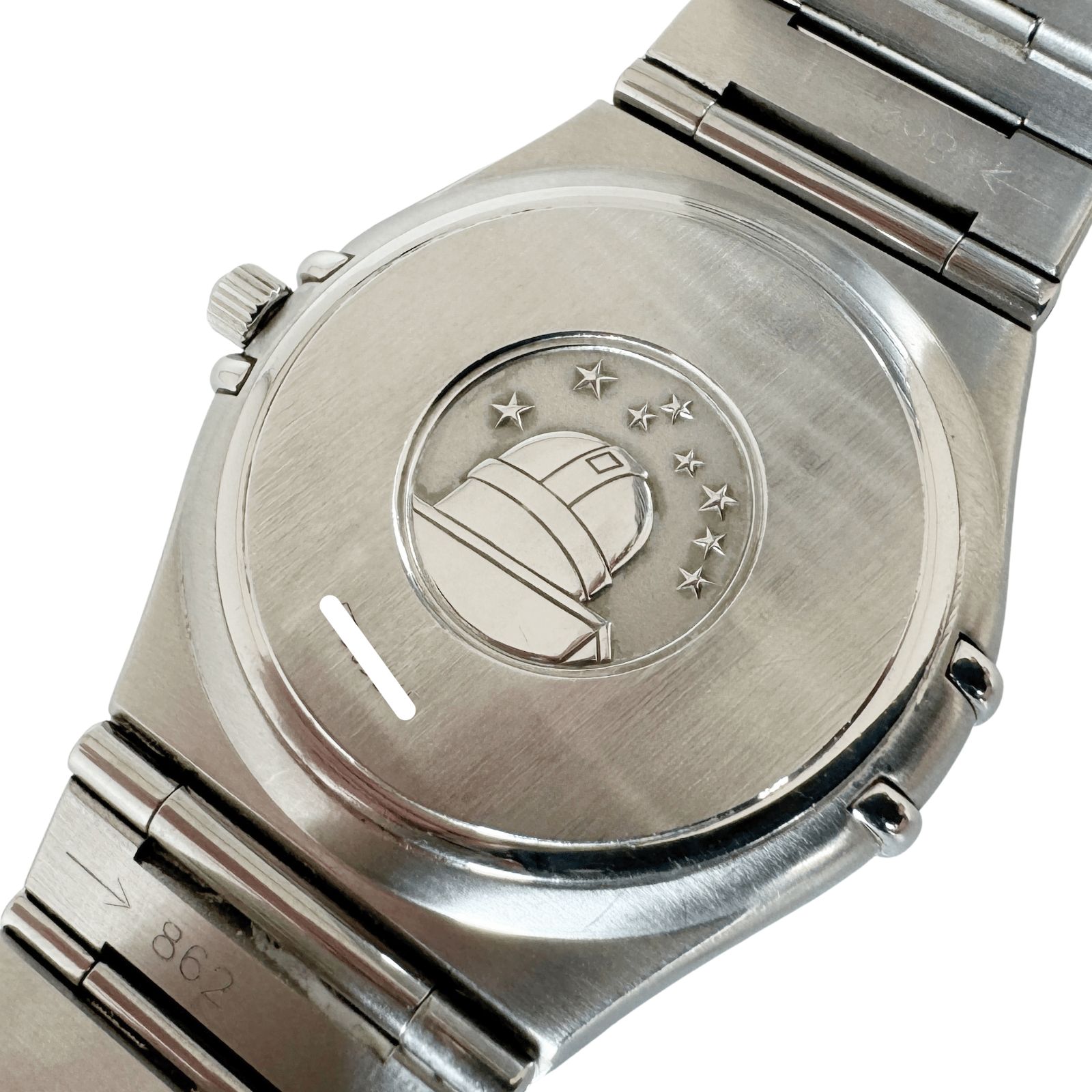 ステンレス ネイビー文字盤