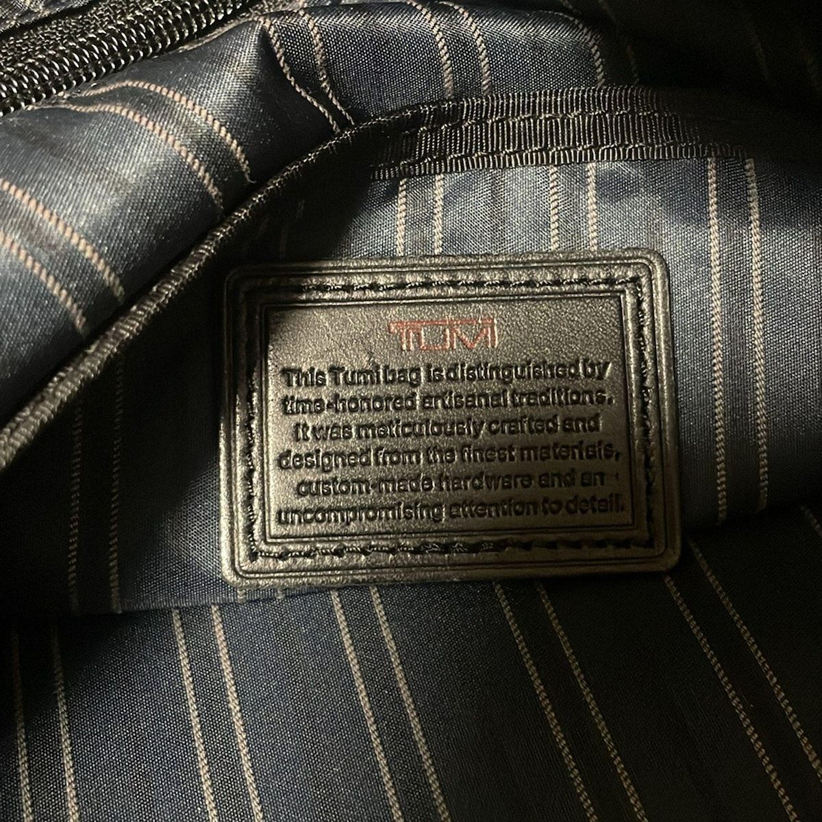 トートバッグ ネイビー×黒