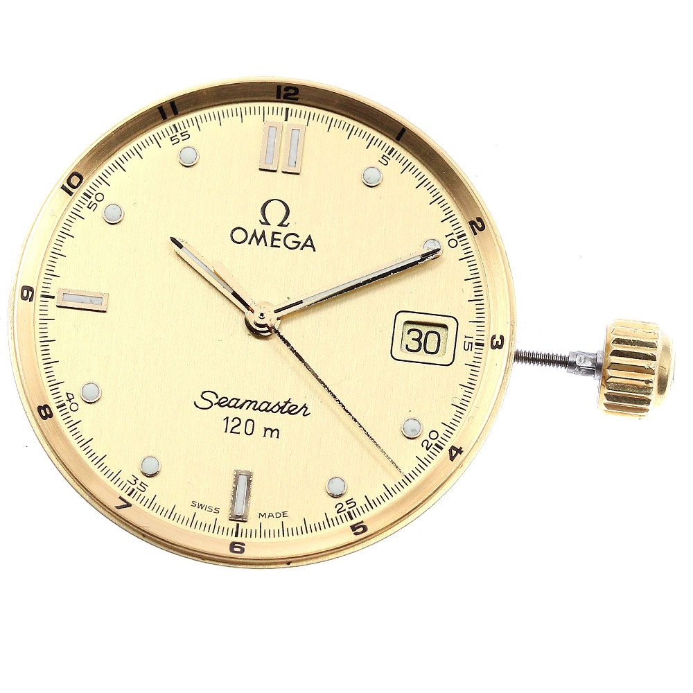 オメガ OMEGA シーマスター120 ムーブメント Cal 1438 クォーツ メンズ_J 28