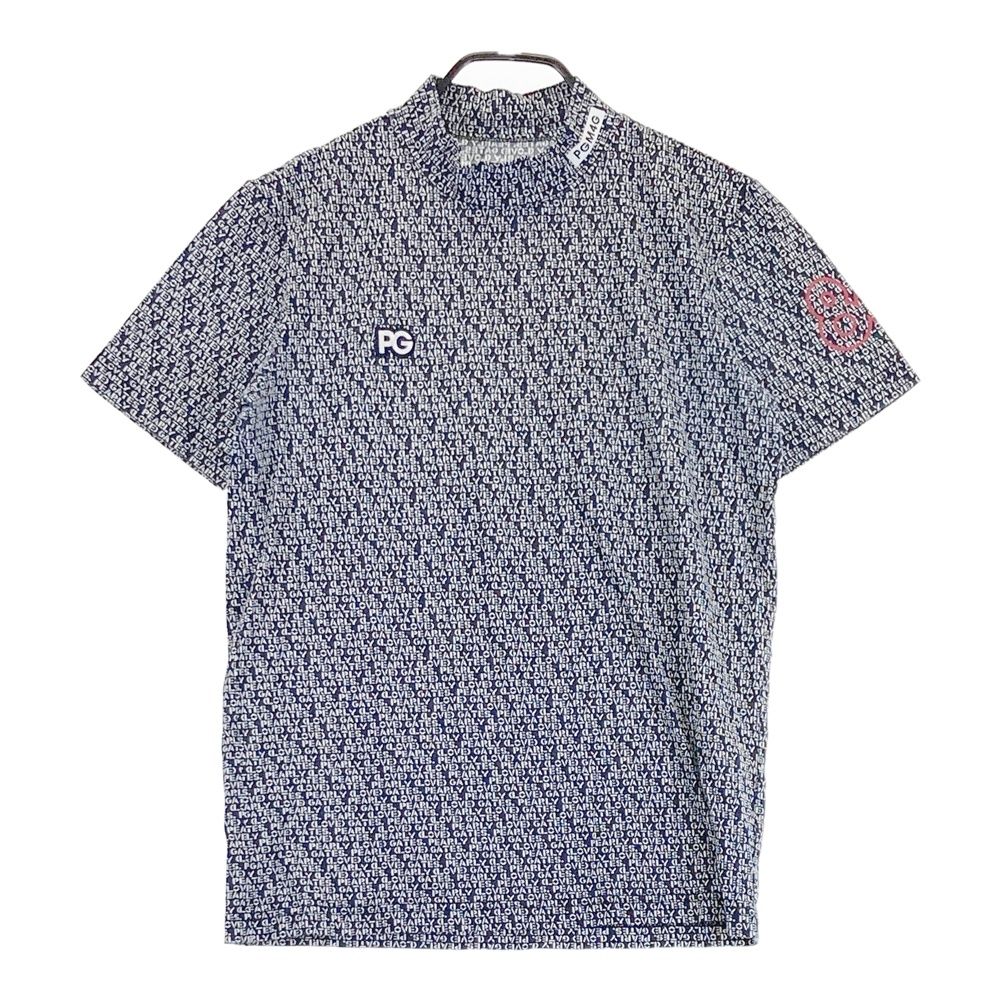 サイズ：4 PEARLY GATES パーリーゲイツ モックネック 半袖Tシャツ