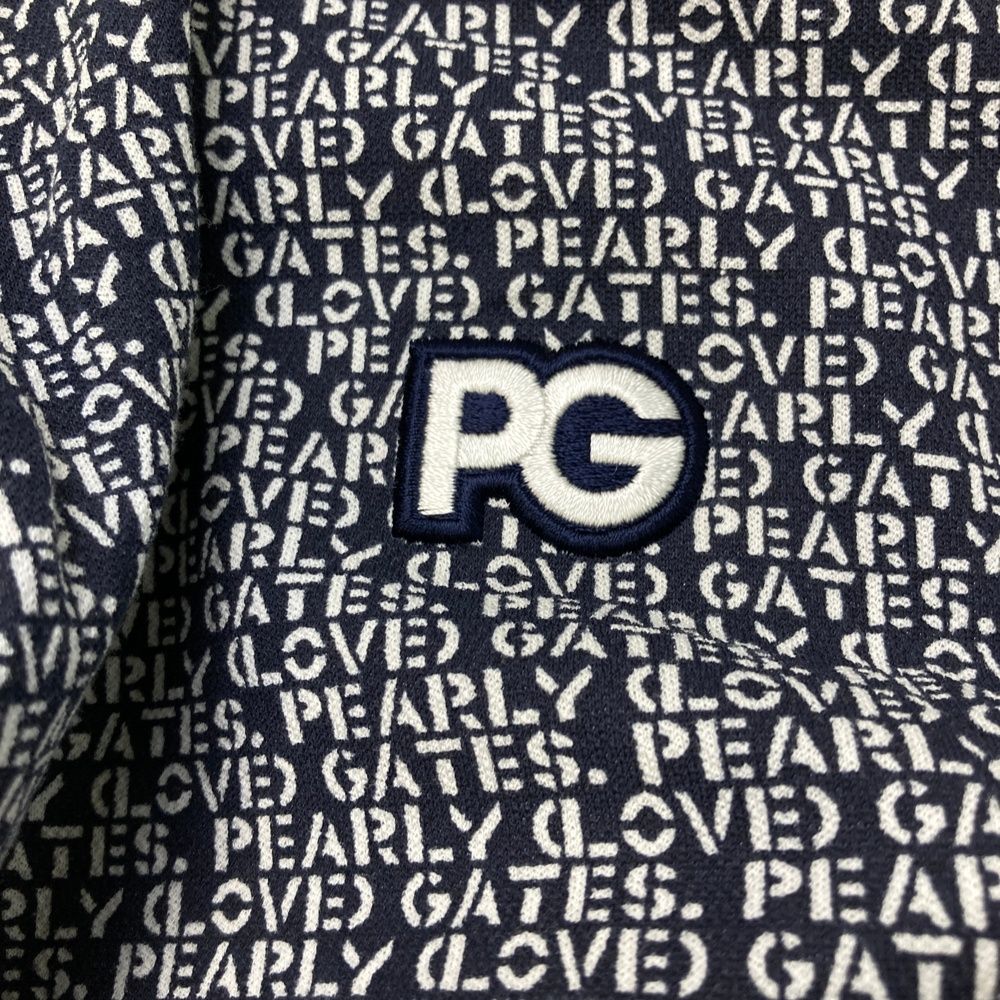 サイズ：4 PEARLY GATES パーリーゲイツ モックネック 半袖Tシャツ