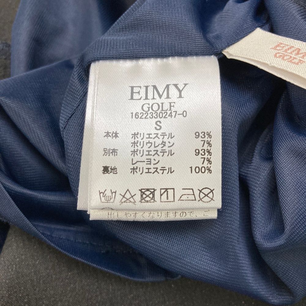 サイズ：S EIMY GOLF エイミーゴルフ 裏地付 ノースリーブワンピース