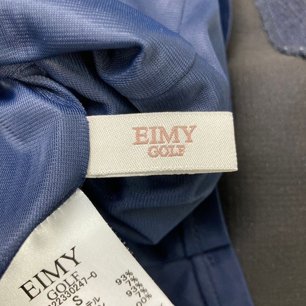 サイズ：S EIMY GOLF エイミーゴルフ 裏地付 ノースリーブワンピース