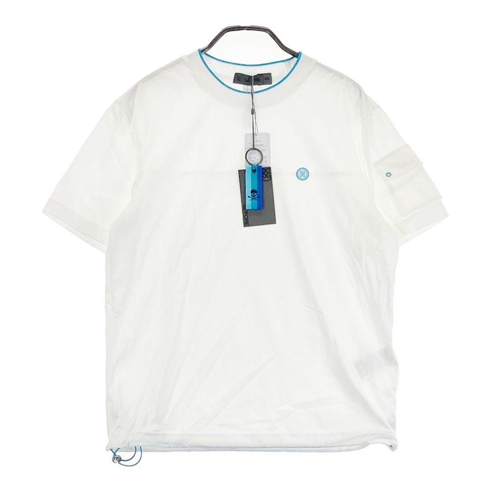 サイズ XS G FORE ジーフォア 韓国モデル 半袖Tシャツ ホワイト系 ゴルフウェア レディース ストスト