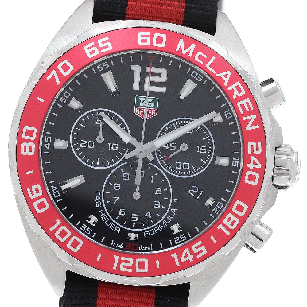 タグホイヤー TAG HEUER CAZ 1112 フォーミュラー１ マクラーレン 30周年 クォーツ メンズ _930413