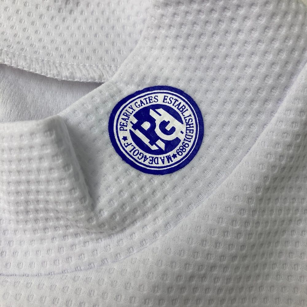 サイズ：2 PEARLY GATES パーリーゲイツ ハイネック 半袖Tシャツ ロゴ