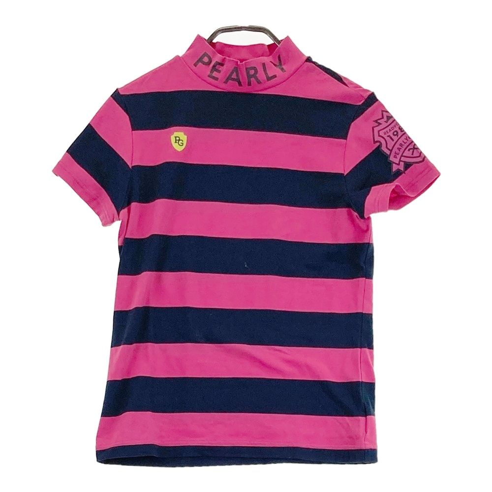 サイズ：0 PEARLY GATES パーリーゲイツ 半袖ハイネックTシャツ