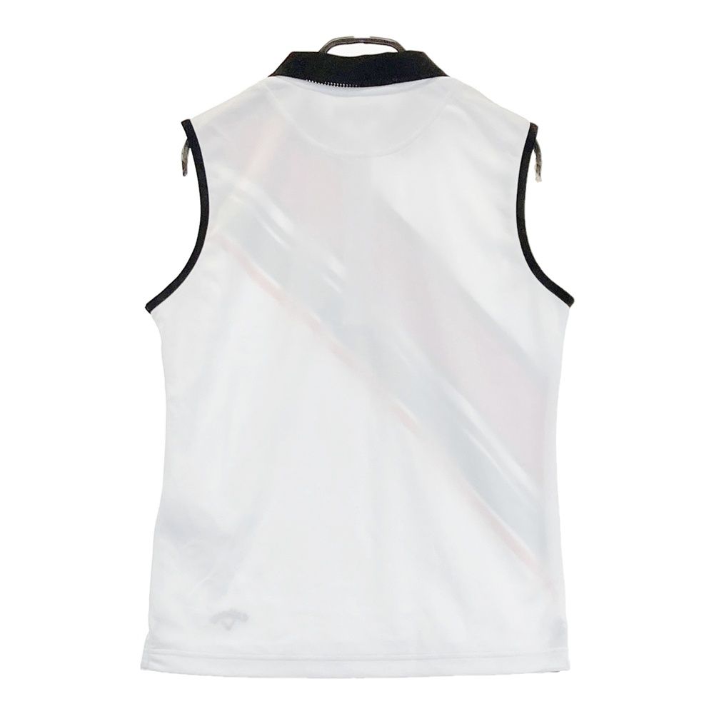 サイズ：L CALLAWAY キャロウェイ ノースリーブポロシャツ ホワイト系