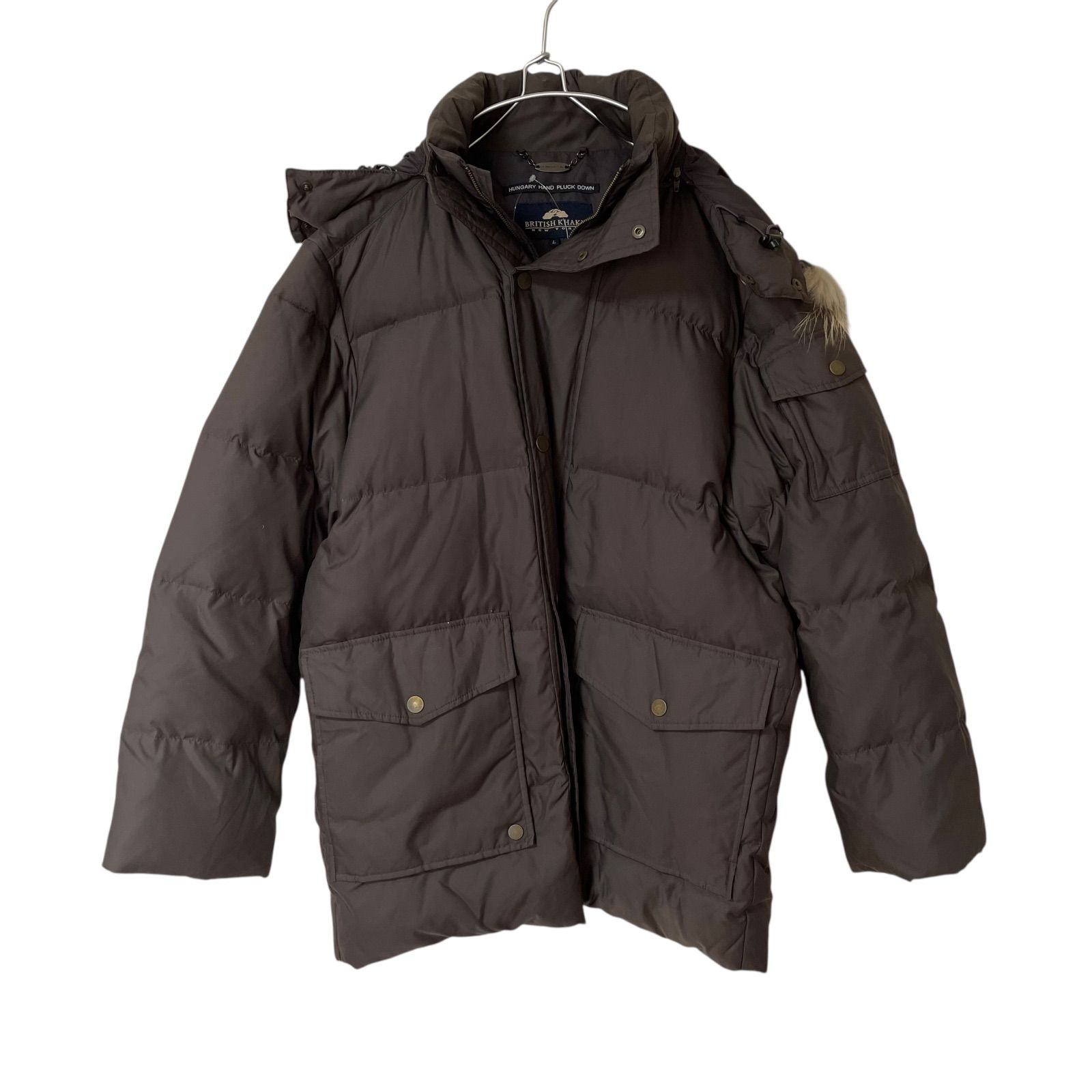 ZM1640【美品】BRITISH KHAKI NEWYORK ブリティッシュカーキ ダウン