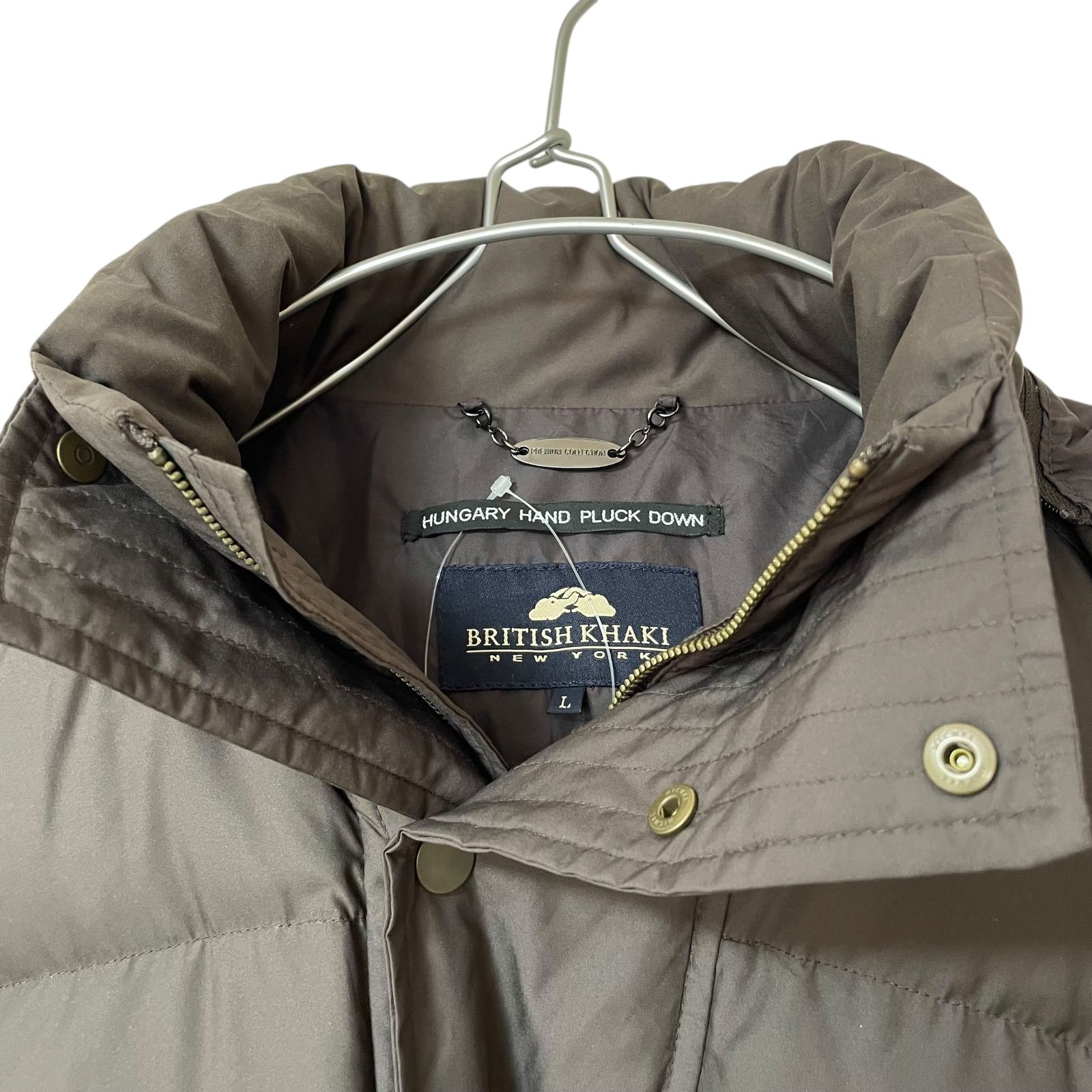 ZM1640【美品】BRITISH KHAKI NEWYORK ブリティッシュカーキ ダウン 