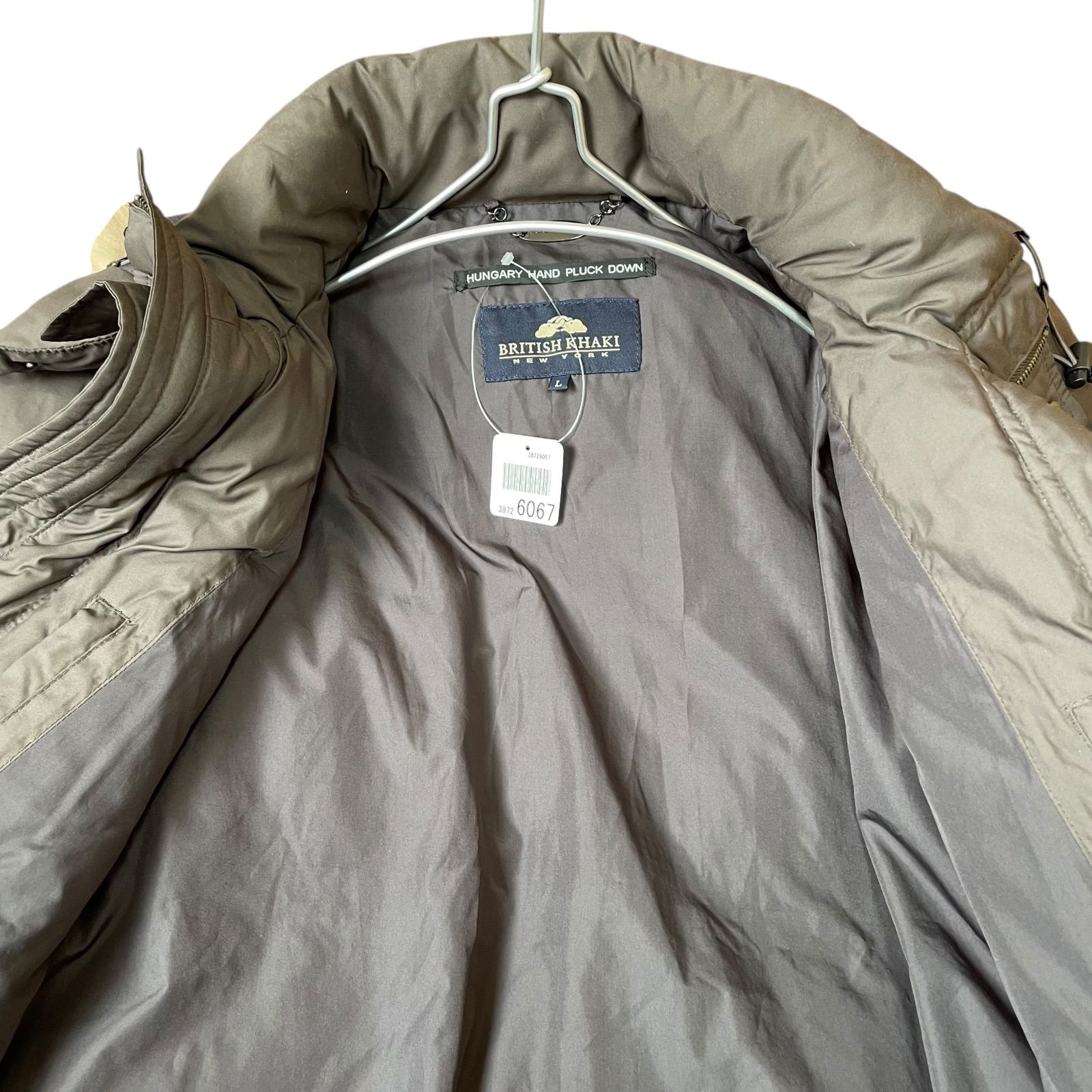 ZM1640【美品】BRITISH KHAKI NEWYORK ブリティッシュカーキ ダウン 