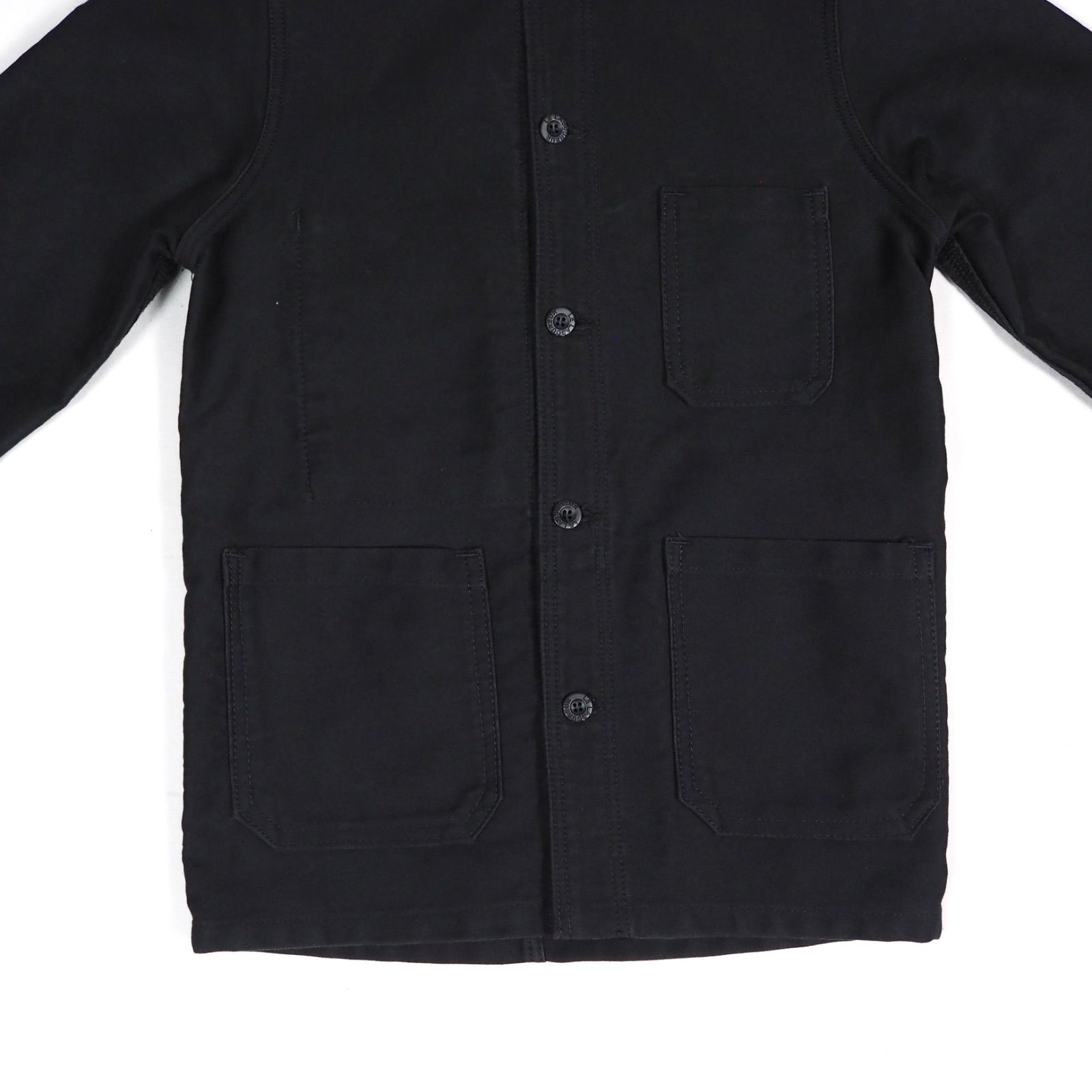 LE LABOUREUR Black moleskin work jacket FRANCE製 ルラブルール