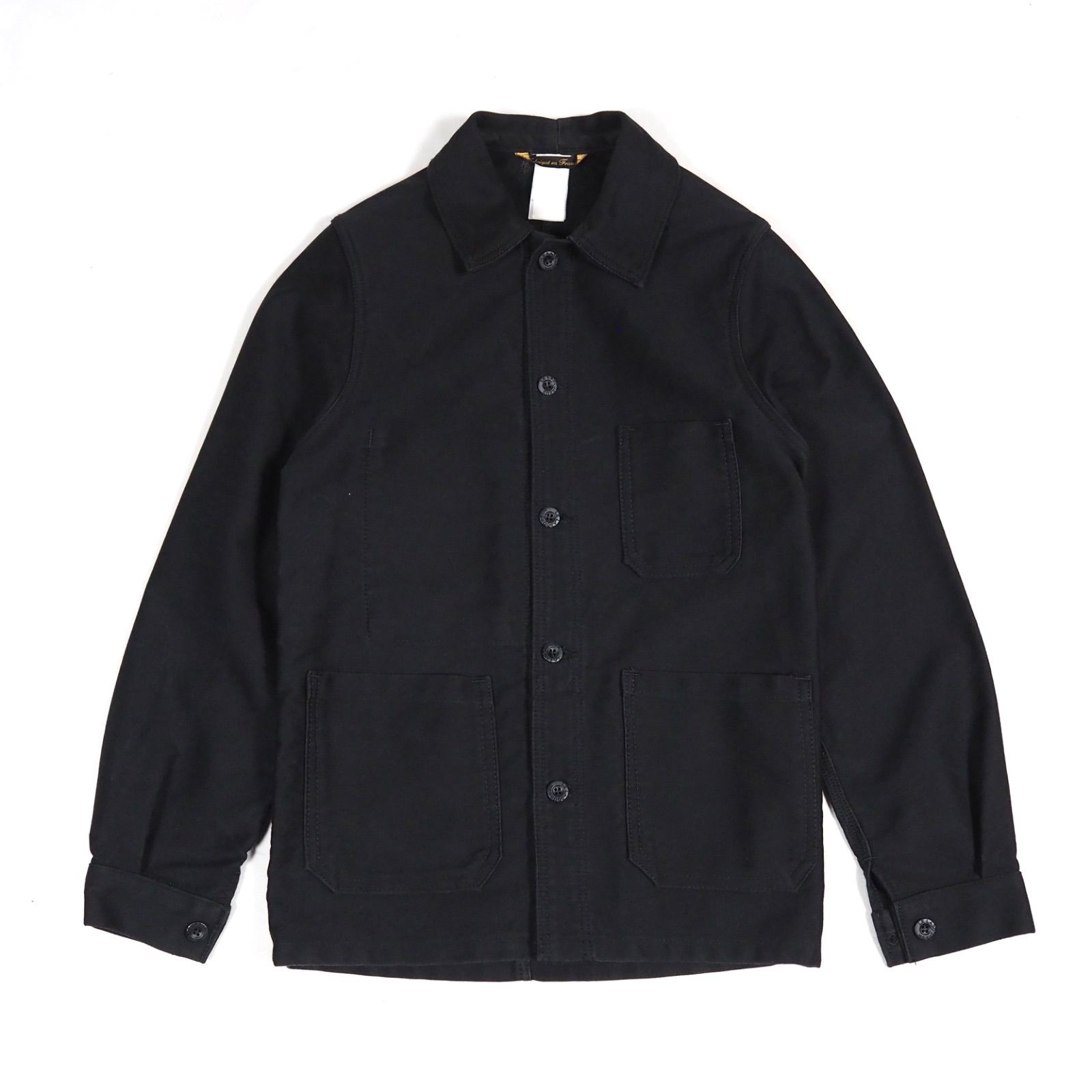 LE LABOUREUR Black moleskin work jacket FRANCE製 ルラブルール