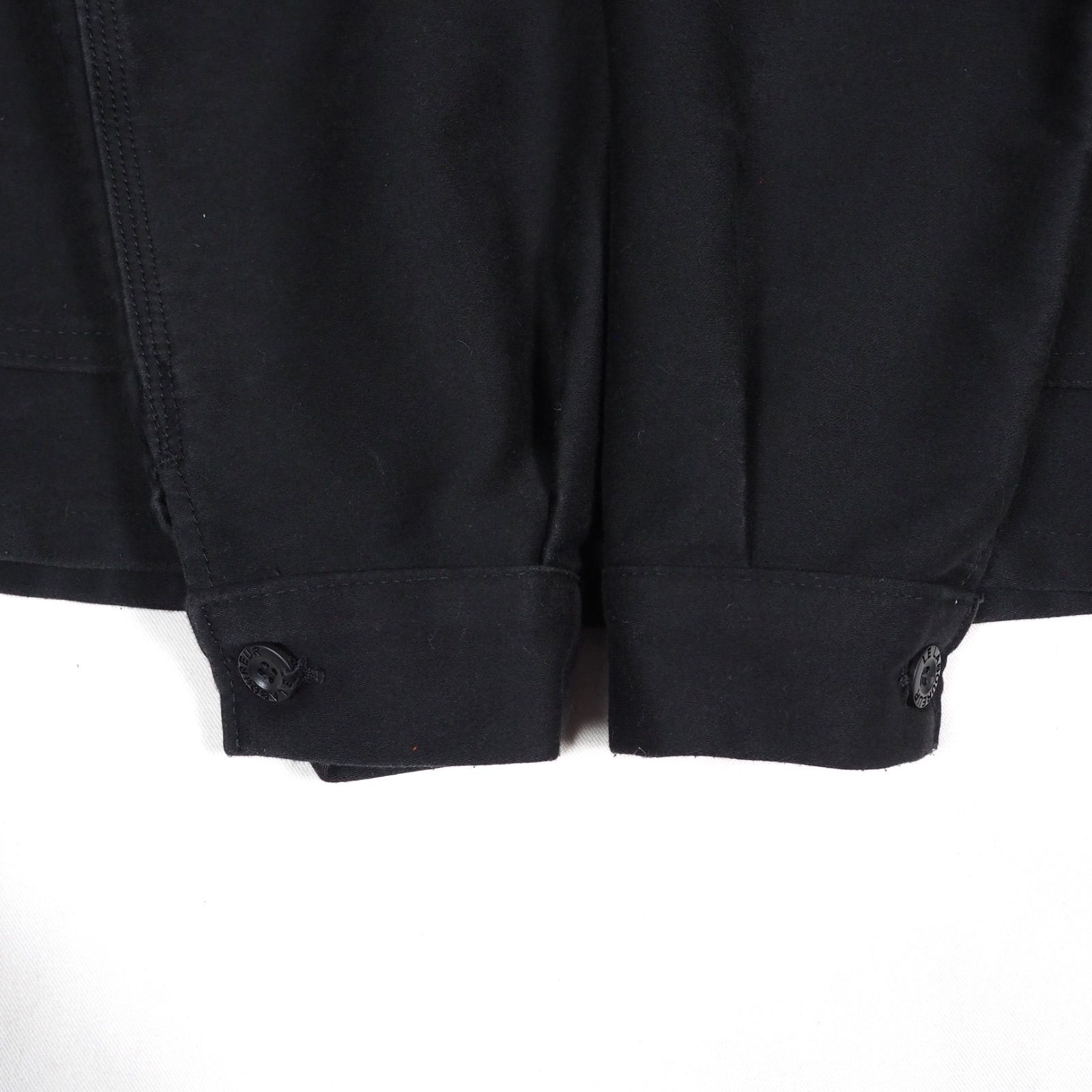60s Le Laboureur ブラックモールスキンジャケット Le Laboureur Moleskin Work Jacket - Black | URBAN EXCESS.