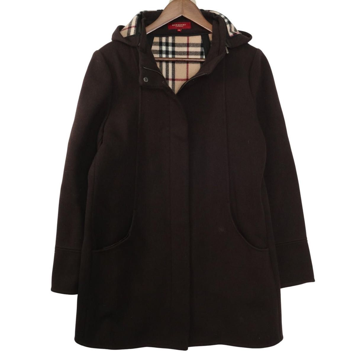 人気】Burberry London バーバリーロンドン ウール混 コート ノバ