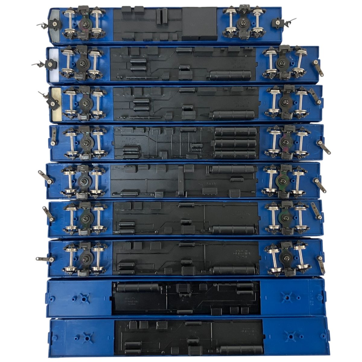 アリイ 24系25形 寝台特急客車 ブルートレイン 9両セット HOゲージ 鉄道模型 知育ラーニングトイ その他 