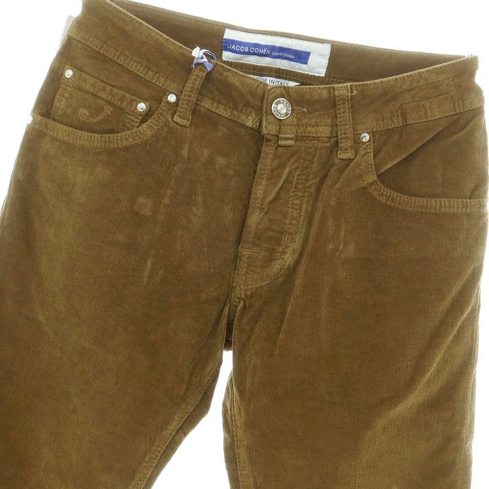 ヤコブコーエン JACOB COHEN NICK ストレッチコットン 細畝 コーデュロイパンツ カーキ サイズ29 メンズ