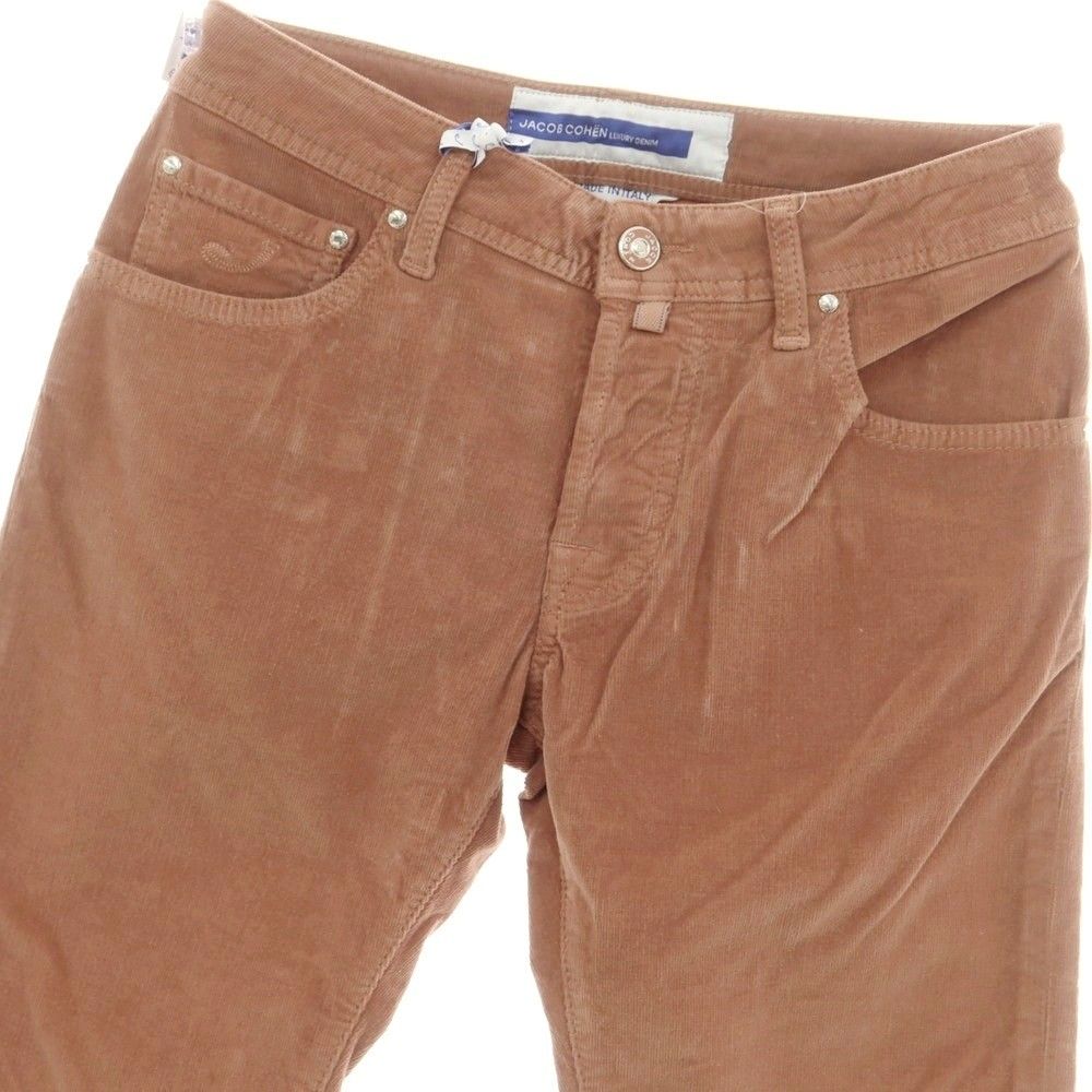 アウトレット ヤコブコーエン JACOB COHEN NICK ストレッチコットン 細畝 コーデュロイパンツ ダスティピンク サイズ30 メンズ