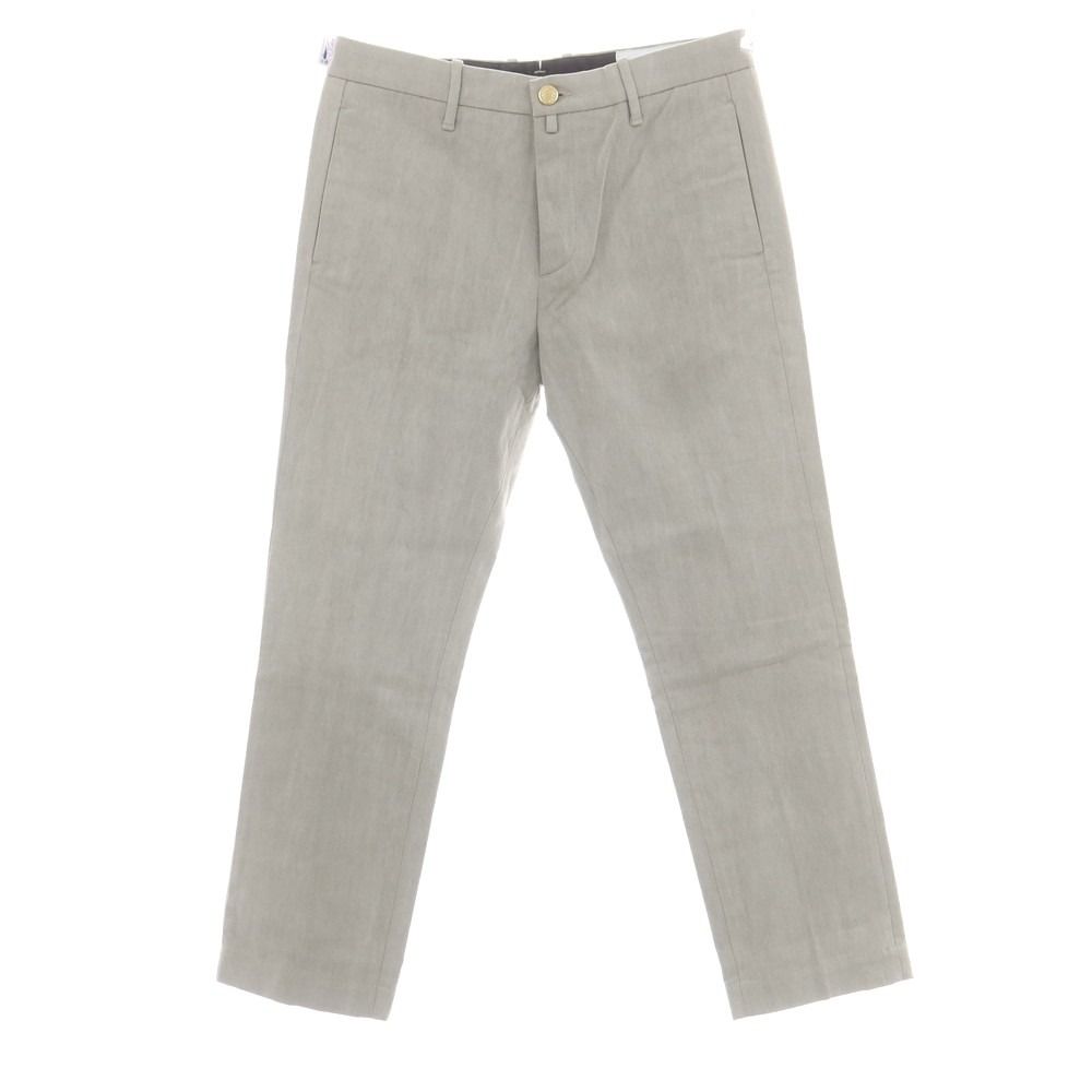 ヤコブコーエン JACOB COHEN ADAM コットン カジュアルスラックスパンツ ライトグレー サイズ34 メンズ