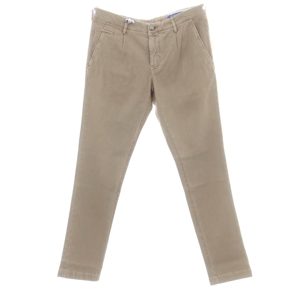 アウトレット ヤコブコーエン JACOB COHEN BOBBY II ストレッチコットン カジュアルスラックスパンツ グレーベージュ サイズ表記なし XL位 メンズ