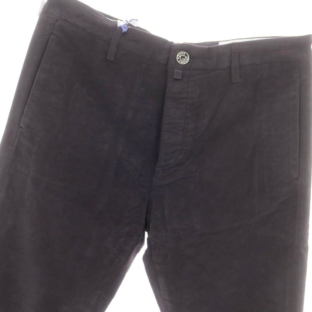 ヤコブコーエン JACOB COHEN ADAM ストレッチコットン カジュアルスラックスパンツ ブラック サイズ34 メンズ