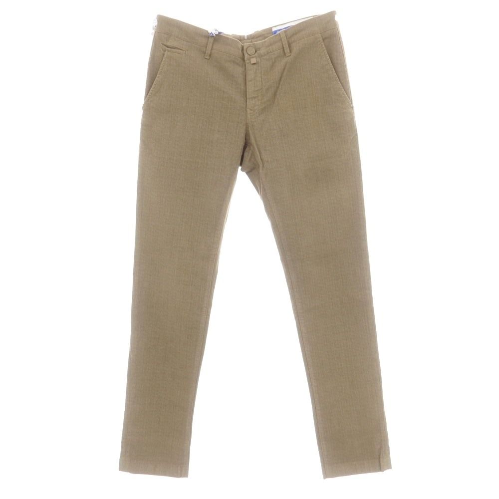 アウトレット ヤコブコーエン JACOB COHEN BOBBY ストレッチコットン カジュアルスラックスパンツ カーキベージュ サイズ34 メンズ