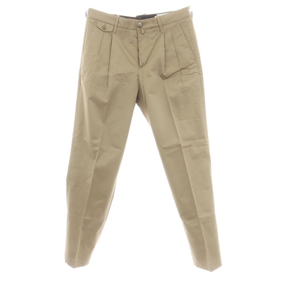 ヤコブコーエン JACOB COHEN HAROLD ストレッチコットン カジュアルスラックスパンツ ダークカーキベージュ サイズ34 メンズ
