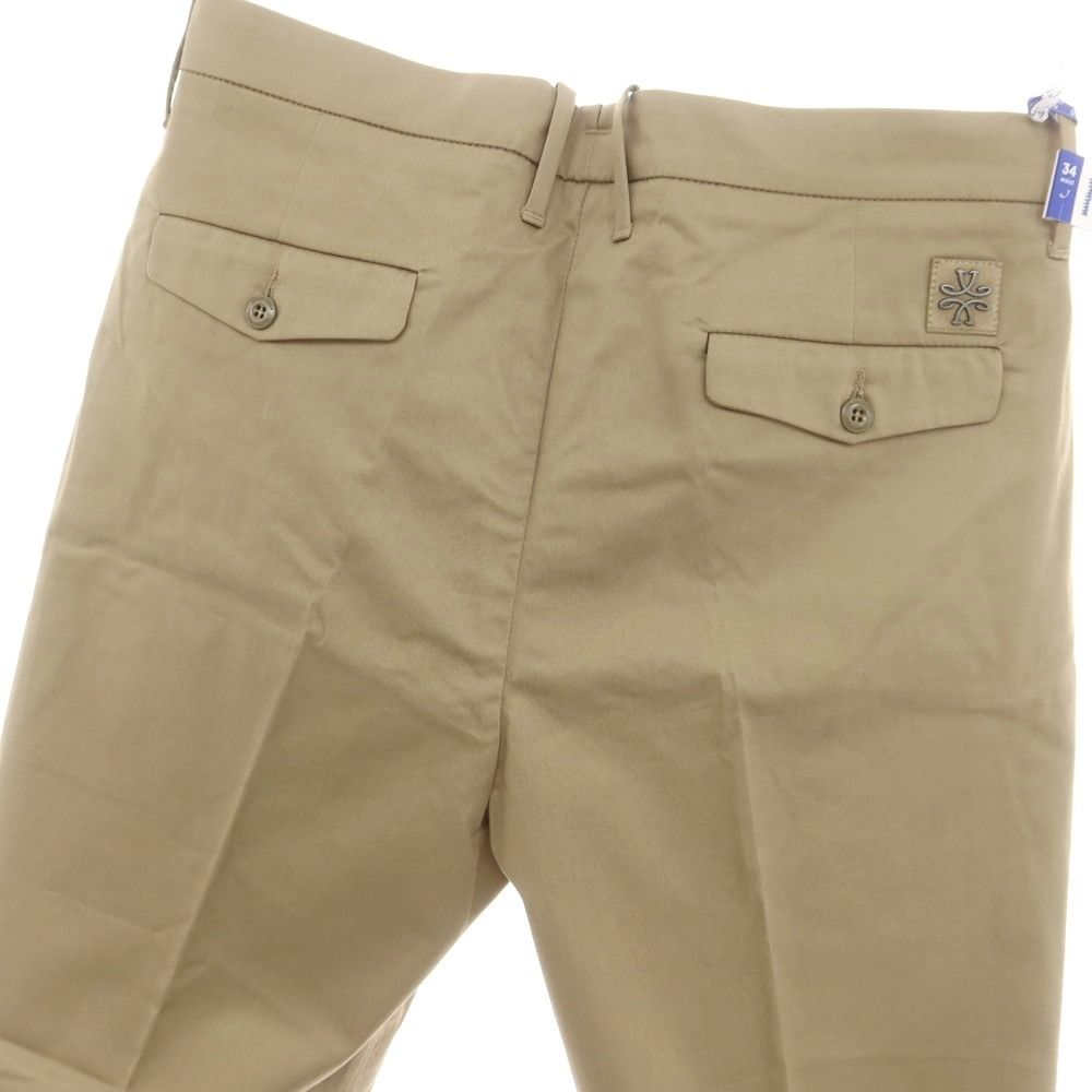 ヤコブコーエン JACOB COHEN HAROLD ストレッチコットン カジュアルスラックスパンツ ダークカーキベージュ サイズ34 メンズ カジュアル スラックス 