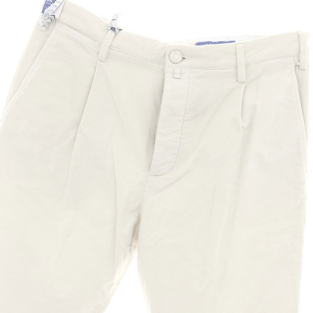 アウトレット ヤコブコーエン JACOB COHEN HENRY ストレッチコットン カジュアルスラックスパンツ オフホワイト サイズ34 メンズ