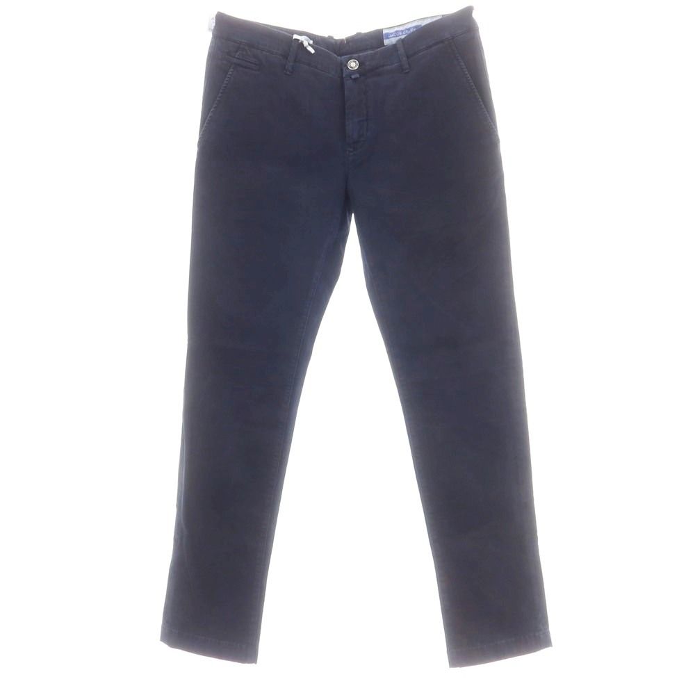 ヤコブコーエン JACOB COHEN BOBBY ストレッチコットンリヨセル カジュアルスラックスパンツ ネイビー サイズ34 メンズ