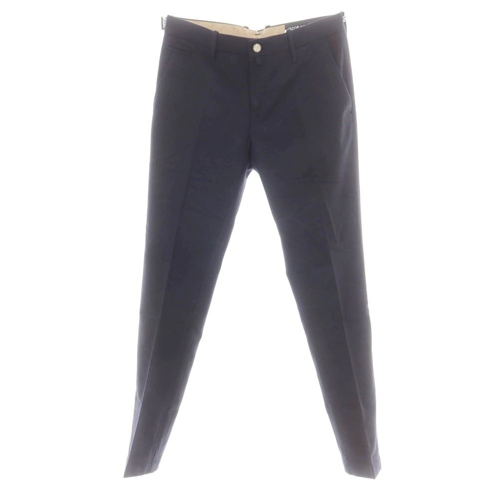 ヤコブコーエン JACOB COHEN BOBBY カシミヤナイロンウール カジュアルスラックスパンツ ネイビー サイズ34 メンズ