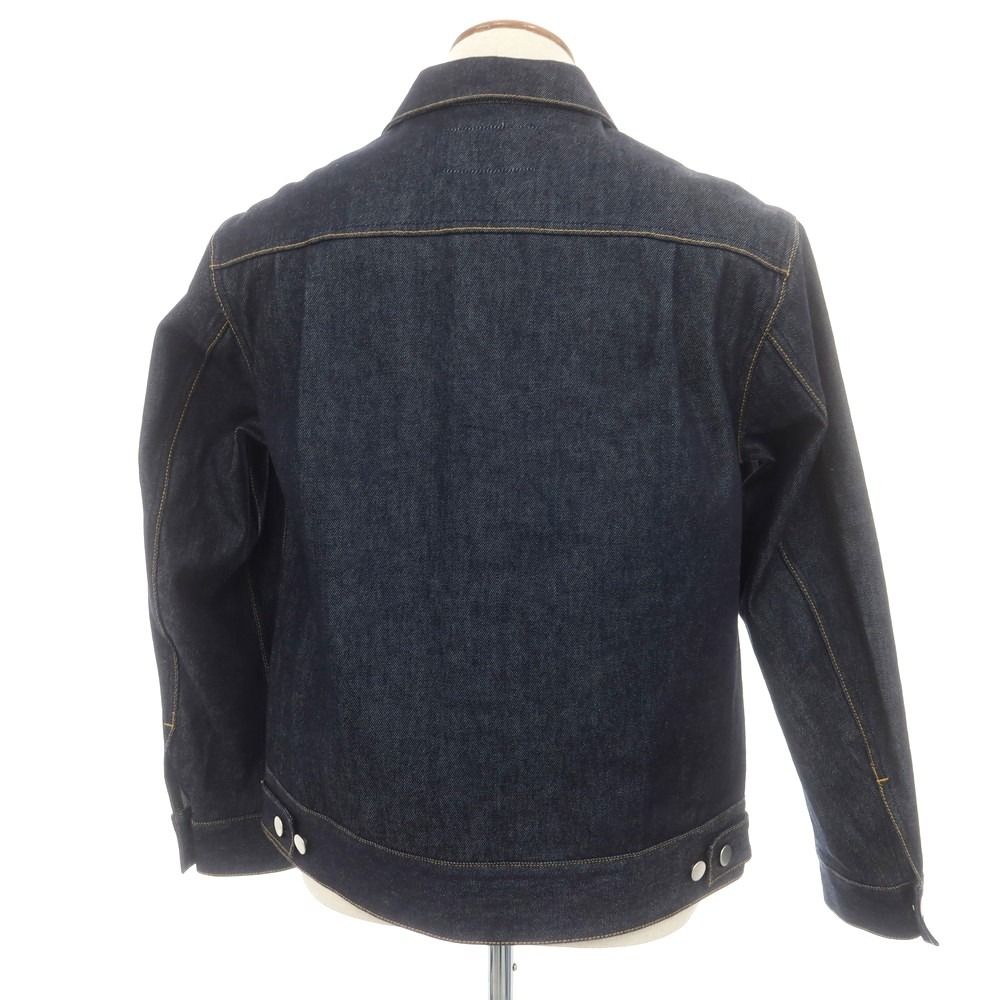 中古】ジーニック Jeanik コットン デニムジャケット ネイビー【サイズ