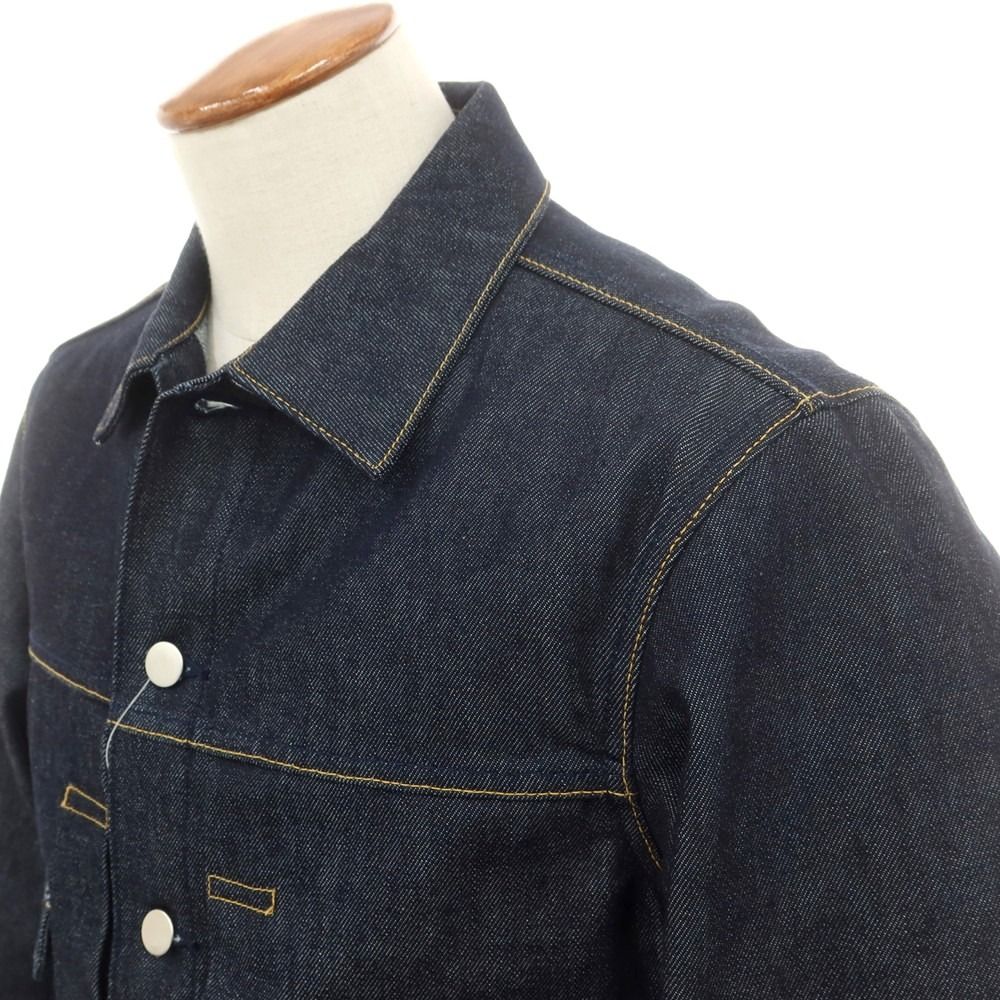 ジーニック Jeanik コットン デニムジャケット ネイビー サイズM メンズ