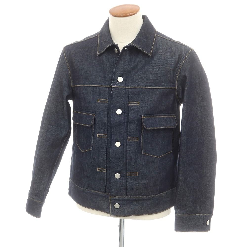 ジーニック Jeanik コットン デニムジャケット ネイビー サイズM メンズ