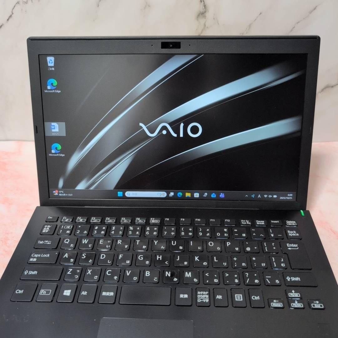 VAIO Pro PG 第8世代core i5 8GB SSD Office Office付き 即納 初心者に